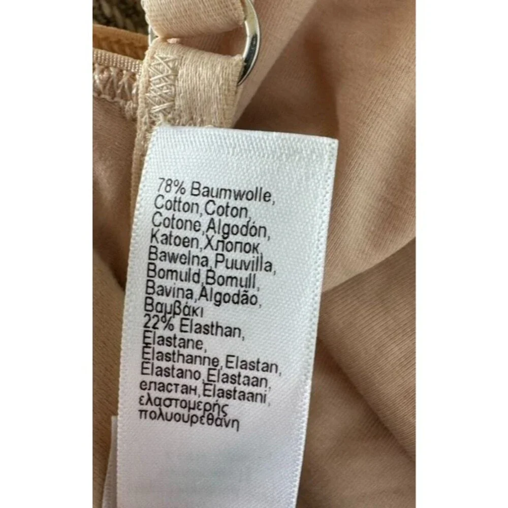 NWT Hanro 34B Cotton Sensations Unlined Nude Underwire Bra